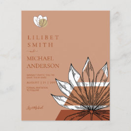 スカンジナビアの日本抽象芸術図形の日付を保存 チラシ