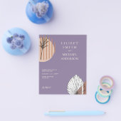 スカンジナビアの日本抽象芸術図形の日付を保存 チラシ (シングル)