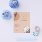 スカンジナビアの日本抽象芸術図形の日付を保存 チラシ (シングル)