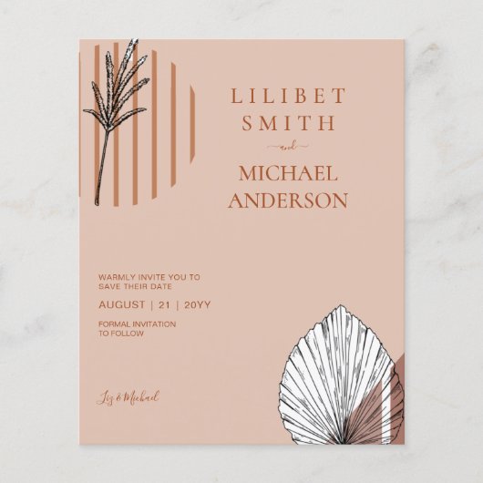 スカンジナビアの日本抽象芸術図形の日付を保存 チラシ (正面)