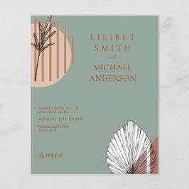 スカンジナビアの日本抽象芸術図形の日付を保存 チラシ