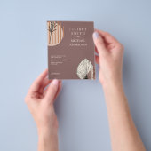 スカンジナビアの日本抽象芸術図形の日付を保存 チラシ (手)