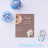 スカンジナビアの日本抽象芸術図形の日付を保存 チラシ (シングル)