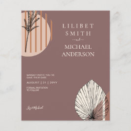 スカンジナビアの日本抽象芸術図形の日付を保存 チラシ