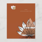 スカンジナビアの日本抽象芸術図形の日付を保存 チラシ (裏面)