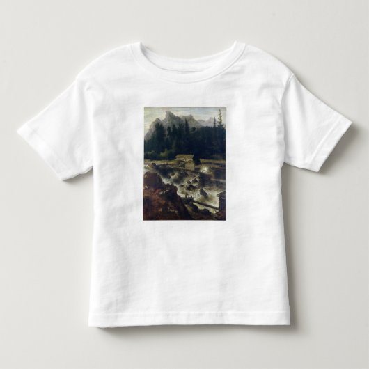 スカンジナビアの景色1670年 トドラーTシャツ (正面)
