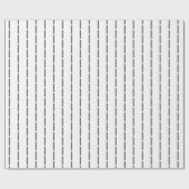 スカンジナビアの最小主義の白黒 ラッピングペーパー (フラット)