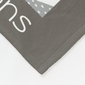 スカンジナビアの森林の動物の雪の結晶クリスマス フリースブランケット (角)