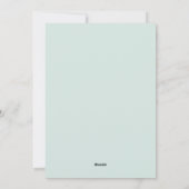 スカンジナビアの民俗芸術スタイルのシンプルなホリデーカード シーズンカード (裏面)