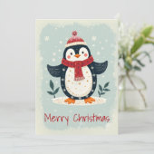 スカンジナビアの民俗芸術スタイルのフラットホリデーカード シーズンカード (スタンド正面)