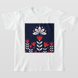 スカンジナビアの民芸 Tシャツ