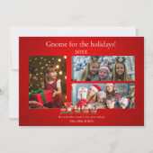 スカンジナビアの水の色クリスマス格言写真アン 案内状 (正面)