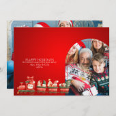 スカンジナビアの水の色クリスマス格言写真アン 案内状 (正面/裏面)