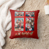 スカンジナビアの水の色クリスマス格言写真 クッション (ブランケット)