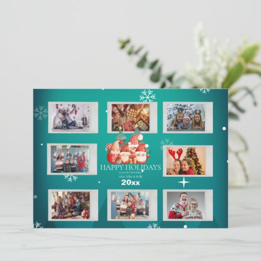 スカンジナビアの水の色クリスマス格言写真 案内状 (スタンド正面)