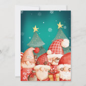 スカンジナビアの水の色クリスマス格言写真 案内状 (裏面)