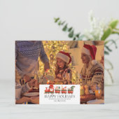 スカンジナビアの水の色クリスマス格言写真Inv 招待状 (スタンド正面)