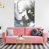 スカンジナビアの海霧 キャンバスプリント (インサイチュ (リビング))