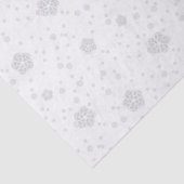 スカンジナビアの灰色と白のフォークアート 薄葉紙 (詳細)