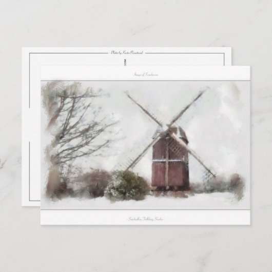 スカンジナビアの画像 – スウェーデン,サンドメラン ポストカード (正面/裏面)