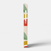 スカンジナビアの花のパターン,レトロスタイル,ミッドセンター Case-Mate iPhoneケース (裏面 / 左)