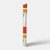 スカンジナビアの花のパターン,レトロスタイル,ミッドセンター Case-Mate iPhoneケース (裏面 / 右)