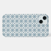 スカンジナビアの花柄 iPhoneケース (裏面横)