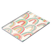 スカンジナビアの虹 : ナイーブ・アート・パターン ノートブック (左側)