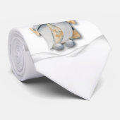 スカンジナビアの親指アップ格言と雪漂流 ネクタイ (ロール)