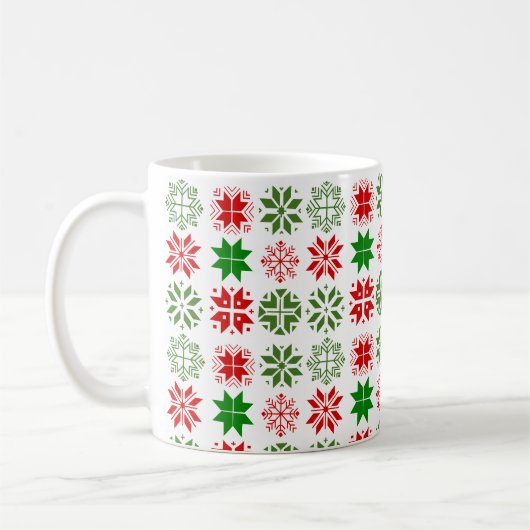 スカンジナビアの雪 コーヒーマグカップ (左)