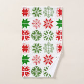 スカンジナビアの雪 バスタオルセット (ハンドタオル)