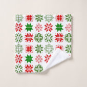 スカンジナビアの雪 バスタオルセット (ウォッシュタオル)