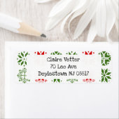 スカンジナビアの雪 ラベル (インサイチュ)