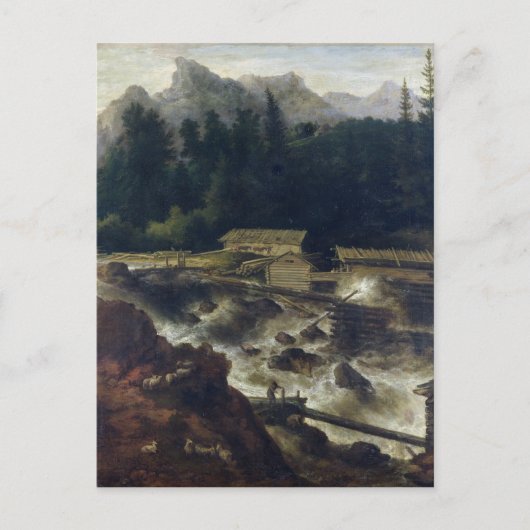 スカンジナビアの風景, 1670 ポストカード (正面)