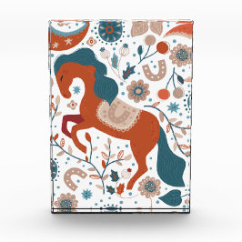 スカンジナビアの馬かわいい フォトブロック