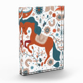 スカンジナビアの馬かわいい フォトブロック (左)