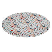 スカンジナビアの馬の民芸パターン カッティングボード (角)