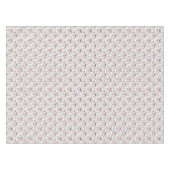 スカンジナビアの馬の民芸パターン テーブルクロス (正面(横))