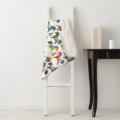 スカンジナビアの馬：カラフルフォークアート シェルパブランケット (インサイチュ)