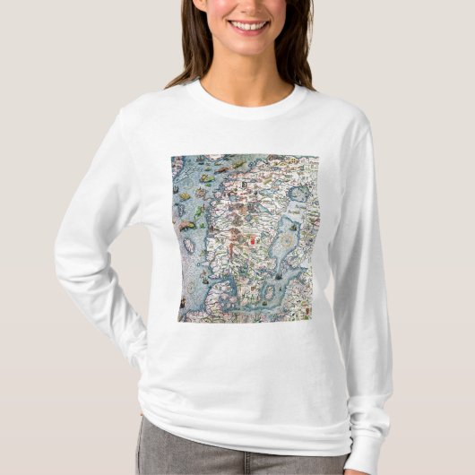 スカンジナビアのCartaのマリーナからの詳細 Tシャツ (正面)