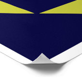 スカンジナビアまたはレトロスタイルグラフィックパターン。Hand- ポスター (角)