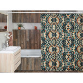 スカンジナビアアールデコ シャワーカーテン