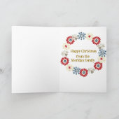 スカンジナビアインスパイアのホリデーカードHygge編集可能 シーズンカード (内部)