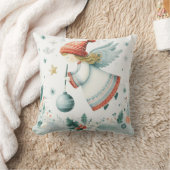 スカンジナビアエレガンススピリチュアルクリスマスエンジェル クッション (ブランケット)