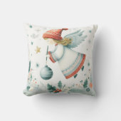 スカンジナビアエレガンススピリチュアルクリスマスエンジェル クッション (正面)