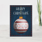 スカンジナビアオーナメントクリスマス シーズンカード (正面)