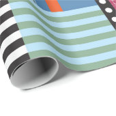 スカンジナビアカラフル型 ラッピングペーパー (ロールコーナー)