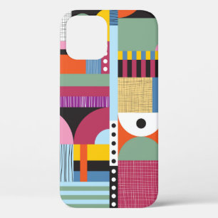 スカンジナビアカラフル型 iPhone 12ケース