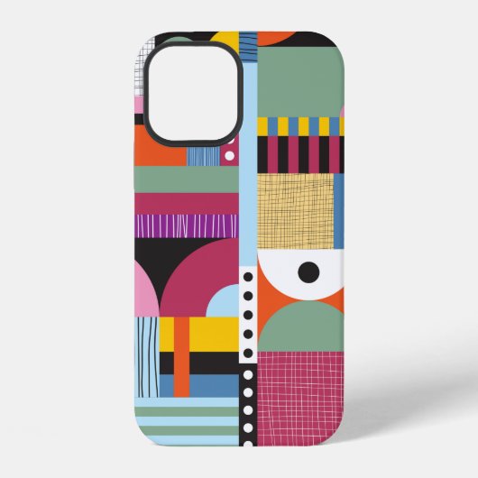 スカンジナビアカラフル型 iPhoneケース (裏面)
