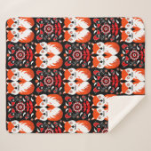 スカンジナビアキツネフォーク シェルパブランケット (正面(横))